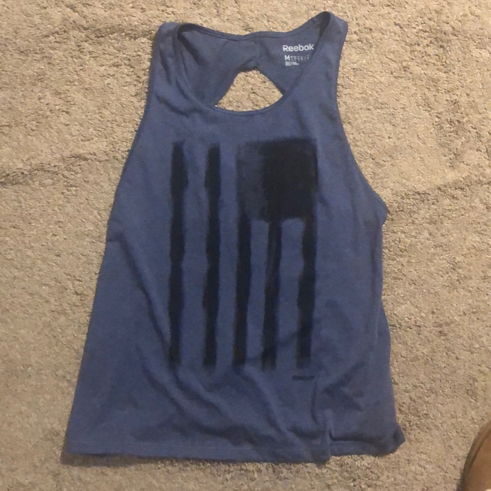 Blue Reebok Tank Top